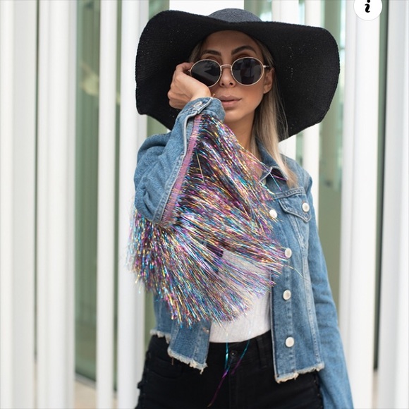 rainbow tassel jacket